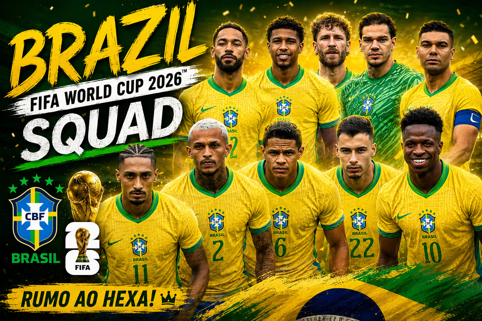 Brazil FIFA World Cup 2026 squad